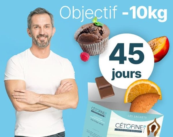 Kit Minceur 45 Jours pour Homme (-10KG) - Cétofine 21